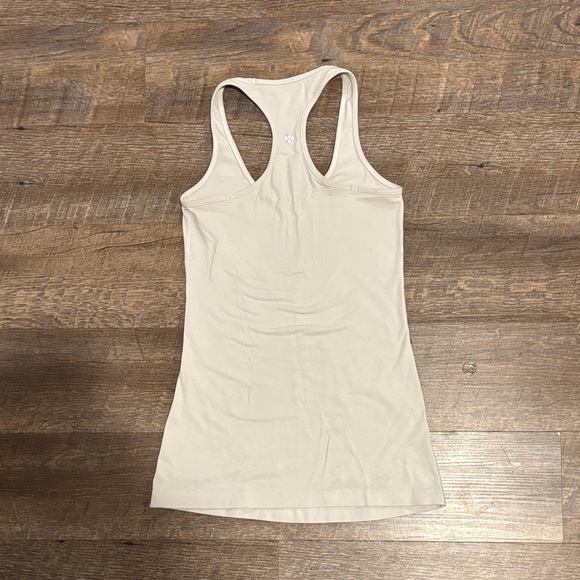 Lululemon White Cool Racerback II Size 6 - Picture 4 of 4